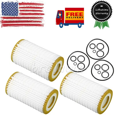 For Mercedes A 0001802609 OEMASSIVE CAR OIL FILTER Cartridge with O rings - Изображение 1 из 4