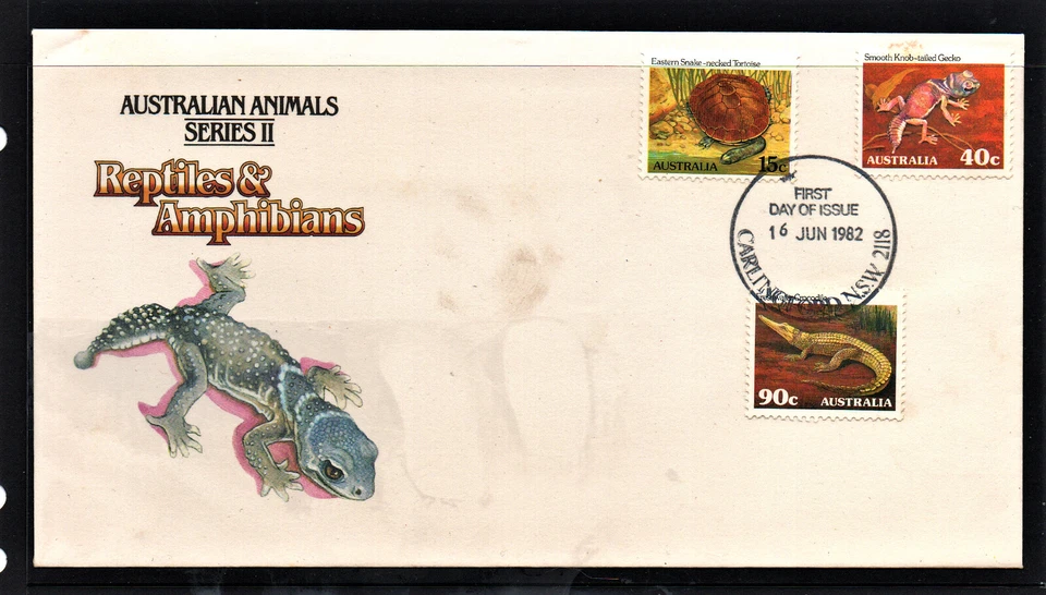 REPTILES AND AMPHIBIANS, ANIMAL SERIES II , Australia 1982 - Image 1 of 1