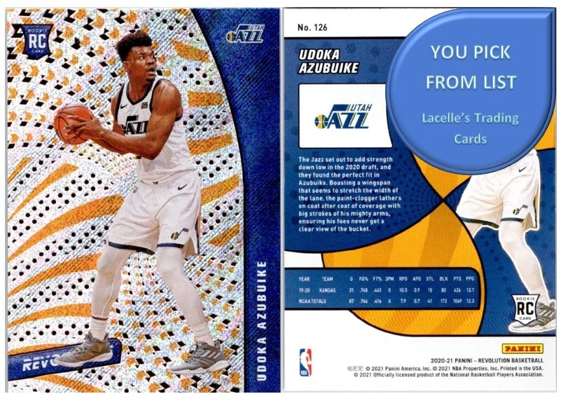 2020-21 Panini Revolution Basketball Base Rookie Cards - U-Pick From List - Image 1 of 1