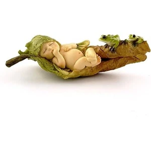 Top Collection Miniature Fairy Garden and Terrarium Statue, Sleeping Fairy Ba... - Picture 1 of 3