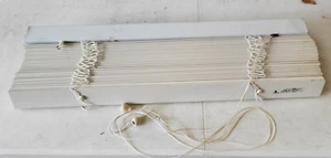 Vintage NOS 2" Faux Wood Window Blind White 28-3/4"x57-1/4" - Picture 1 of 4