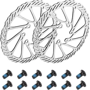 Bike Disc Brake Rotors with 6 Bolts 160/180/203mm for Mountain Bicycle Road Bike - Picture 1 of 17