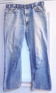 Vintage Levis 517 Orange Tab USA Made Jeans Size 36x29 Light Wash - Picture 1 of 6