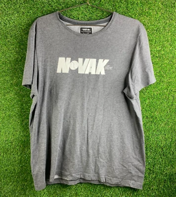 Camisa Tenis Hombre Lacoste Novak Djokovic XXL Gris Foto 1 de 4