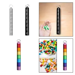 Weekly Pill Organizer 7 Days Travel Pill Container Daily Multi Purpose Compact - Picture 1 of 10