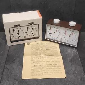 Bohemia Schachuhr Blitzschachuhr Braun Special Chesstimer West Germany Vintage - Bild 1 von 12