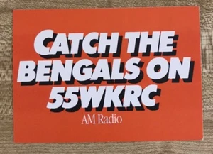 1986 Cincinnati Bengals Football Schedule - Picture 1 of 2