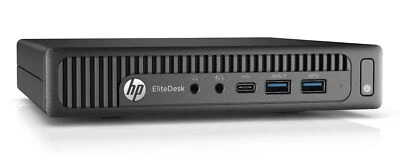 HP ELITEDESK 800 G2 Desktop Tiny Mini PC i5 6th 16GB RAM 1TB SSD Win 11 USB-C - Image 1 of 4