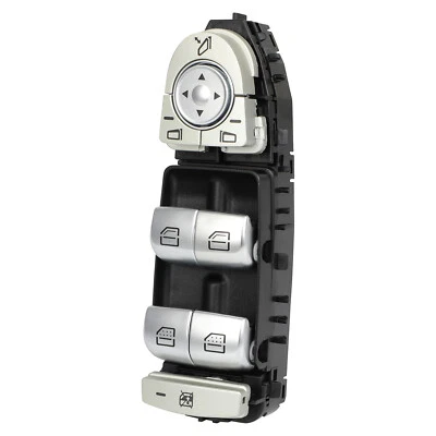 Interruptor de janela dianteiro esquerdo compatível com 2014-2016 Mercedes-Benz S400 S500 S600 W222 - Imagem 1 de 4