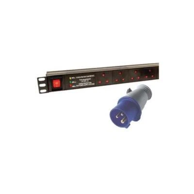 PDU-12WS-V-16CMDO Lms Data Power Distribution 12 240 V 16 A 810mm 65mm 1.8 M - Image 1 of 2