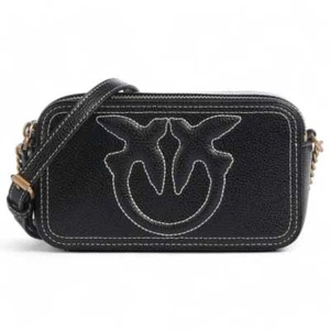 NEW PINKO Bag CARRIE Female Leather Black - 103799-A1LF-Z99Q - Picture 1 of 5