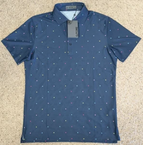 G Fore Shirt Mens Medium Blue Golf Polo New Stretch Stars Performance G/Fore - Picture 1 of 8