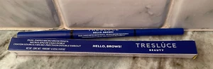 TRESLUCE BEAUTY Hello,Brows! DUAL END MICRO BROW Dunkelbraun 0,011oz Neu im Karton - Bild 1 von 3