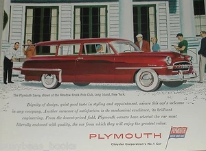 1953 Plymouth ad, Plymouth Savoy Station Wagon - Imagen 1 de 3