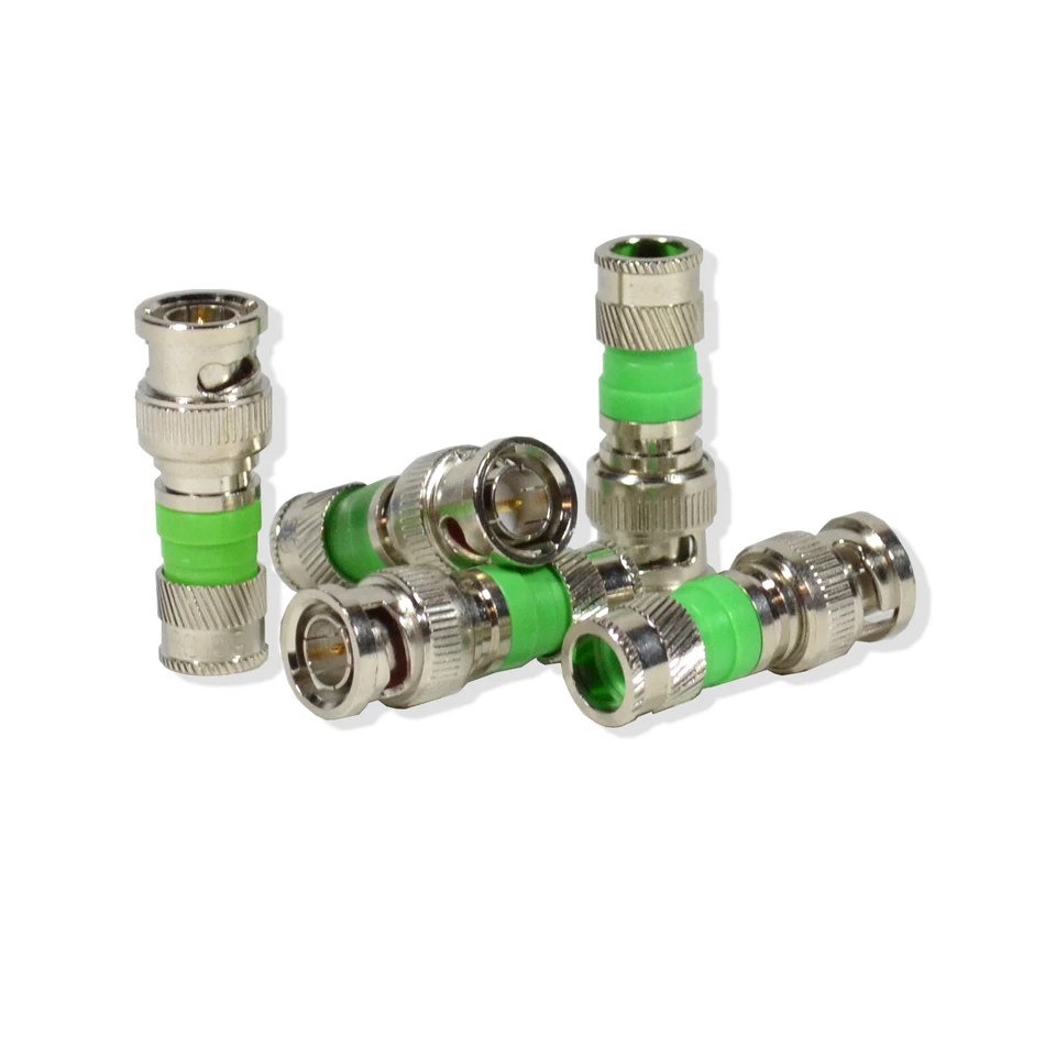 25 pack BNC Compression Connector Adapter for RG59 Coax Cable CCTV Camera - Image 1 of 3