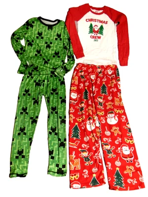 💚Pijama/ropa interior Minecraft Climate Right & Childrns Place para niños talla M y L 10-12 Foto 1 de 4