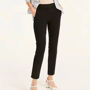 J Crew NWT $128 Cameron Slim Crop Pant in Four Season Stretch Black Size 8P - Picture 1 of 12
