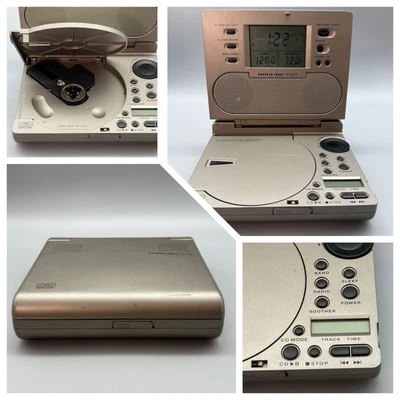 Sharper Image Sound Soother CD/FM Radio Alarm Clock SI735 2003 WORKS SEE VIDEO! - Image 1 of 4