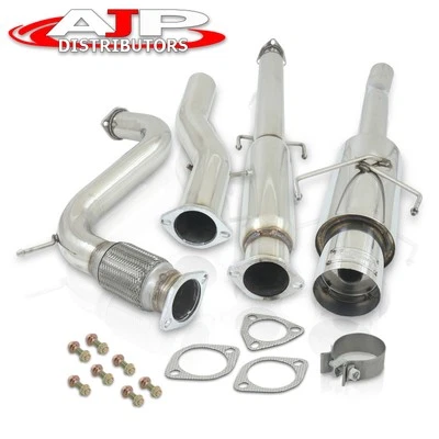 GODSNOW 76mm S/S Catback Exhaust + 4.5" Muffler Tip For 1994-1997 Honda Accord — 第 1/4 张图片