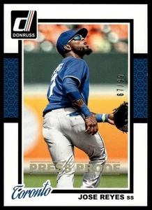 2014 Donruss #140 Jose Reyes Press Proofs Gold #/99 - Picture 1 of 2