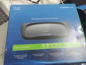 Linksys By Cisco Wireless-N-Home Router Model WRT120N 4port 10/100 Ethernet New - Picture 1 of 5