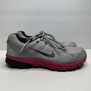 Nike Air Zoom Structure 15 Womens Size 10.5 Gray Pink Running Shoes - Picture 1 of 24
