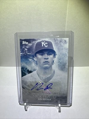 2018 Topps Pro Debut Splash of the Future Auto Nick Pratto #SOF-NP Auto - Image 1 of 2
