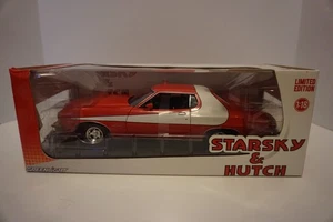 1/18 Greenlight Starsky & Hutch 1974 Ford Gran Torino Red & White (000121) - Picture 1 of 7