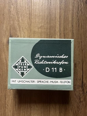 Telefunken D 11 B, Dynamisches Richtmikrofon, OVP - Bild 1 von 4