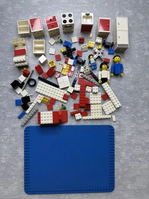 LOTE DE PIEZAS de cocina ama de casa LEGO #269 minifigura fregadero estufa placa base y& Foto 1 de 4