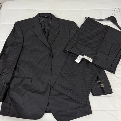 $950 Jos. A. Bank Signature Gold Jacket 43R Pants 40R Men’s Pinstripe Suit Set - Image 1 of 4