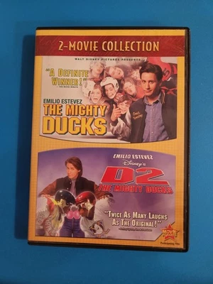 The Mighty Ducks + D2 (DVD) Disney Emilio Estevez Hockey 90s Family Kids Sports Foto 1 de 4