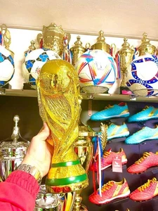 Nueva réplica del trofeo de la Copa Mundial de la FIFA, tamaño completo - Imagen 1 de 3