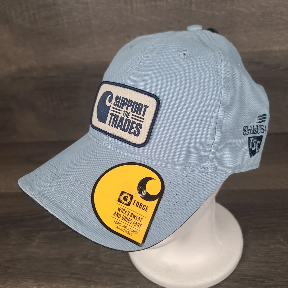 Кепка Carhartt Support The Trades светло-голубая ограниченный выпуск - Изображение 1 из 4