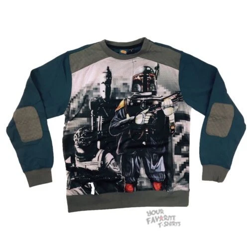 Star Wars Boba Fett Prime Bounty Malla Sublimada Cuello Redondo Adulto Vellón Foto 1 de 1