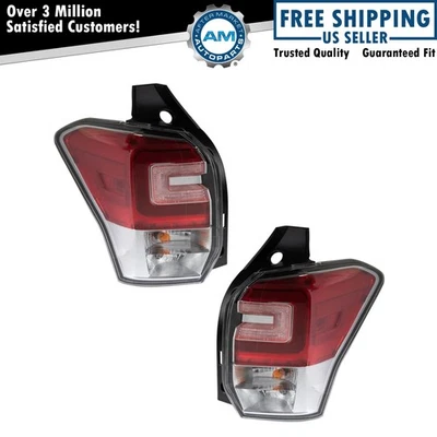 Rear Tail Lights Set Driver & Passenger Side Fits 2017-2018 Subaru Forester - Image 1 of 4