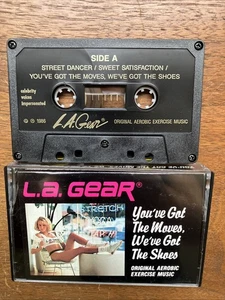 LA Gear 1980's Vintage Workout Music Cassette Tape RARE Near Mint condition - Picture 1 of 3