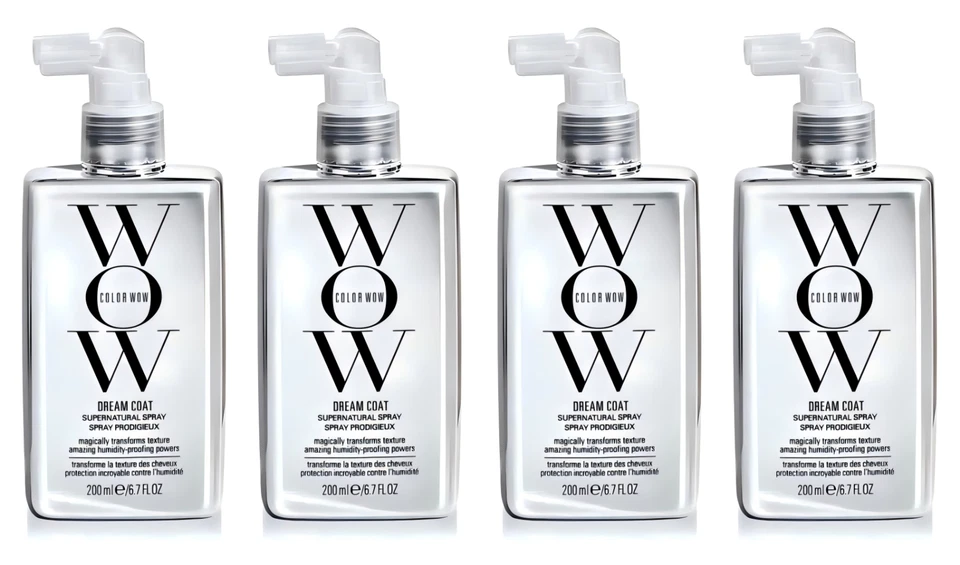 4Pcs Color WOW Dream Coat Supernatural Spray for Hair Anti-Frizz 6.7fl oz./200ml - Image 1 of 4