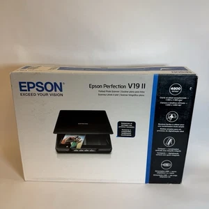 NEW OPEN BOX - Epson Perfection V19 II Flatbed Photo Color Scanner - (N12) - Picture 1 of 6