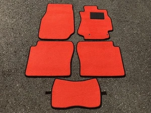Toyota Chaser Mark II GX100 JZX100 Red Floor Mats 1996–2000 New Japan Carpet - Picture 1 of 4