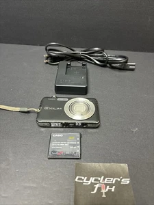 Casio EXILIM EX-S10A fotocamera digitale 10,1 megapixel nera con batteria e caricatore BC-60L - Foto 1 di 24