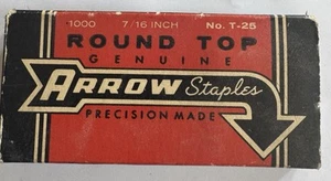 ORIGINAL PFEILKLAMMERN RUND TOP PRÄZISION HERGESTELLT 3/8" #T-25 VINTAGE NEUER ALTER BESTAND! - Bild 1 von 2
