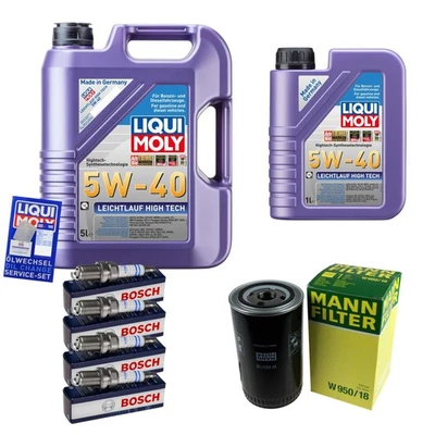 Inspektionspaket 6L LIQUI MOLY 5W-40 für Mercedes-Benz B-Klasse A-Klasse - Bild 1 von 4