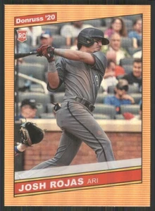 2020 Donruss Holo Orange #239 Josh Rojas RETRO Arizona Diamondbacks 688 - Picture 1 of 2