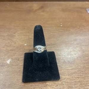 14k gold diamond engagement ring #109429-2 MGC - Picture 1 of 5