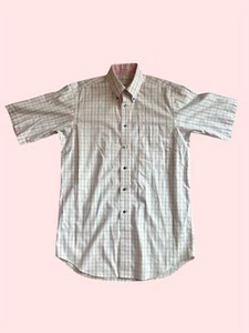 Paul Fredrick Baby Reveal Dress Shirt Size 15 Cotton Non-Iron Short Sleeve EUC - Picture 1 of 6