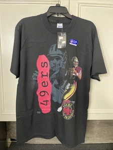 NUEVO CON ETIQUETAS Camiseta De Colección Años 90 Salem Ropa Deportiva San Francisco 49ers Joe Montana Talla L - Imagen 1 de 6