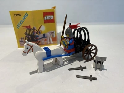 LEGO 6016 Knights’ Arsenal 100% completo com instruções sem caixa - Imagem 1 de 4