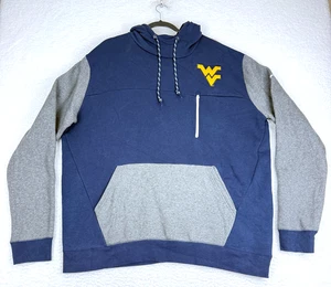 West Virginia Mountaineers Nikce Hoodie Mens 3XL Blue Hooded Sweatshirt NCAA - Picture 1 of 8