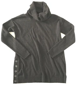 Suéter Belldini Cuello Alto Talla M Negro Manga Larga Algodón Ajustado - Imagen 1 de 11